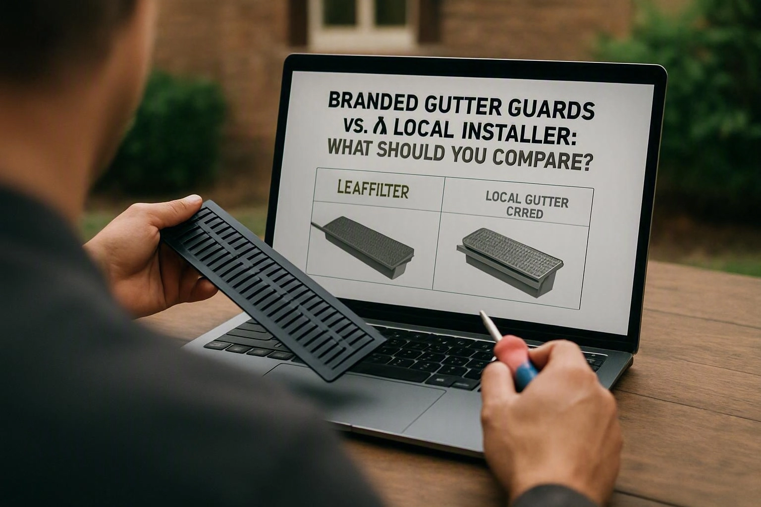 Branded Gutter Guards vs. a Local Installer: What Should You Compare?