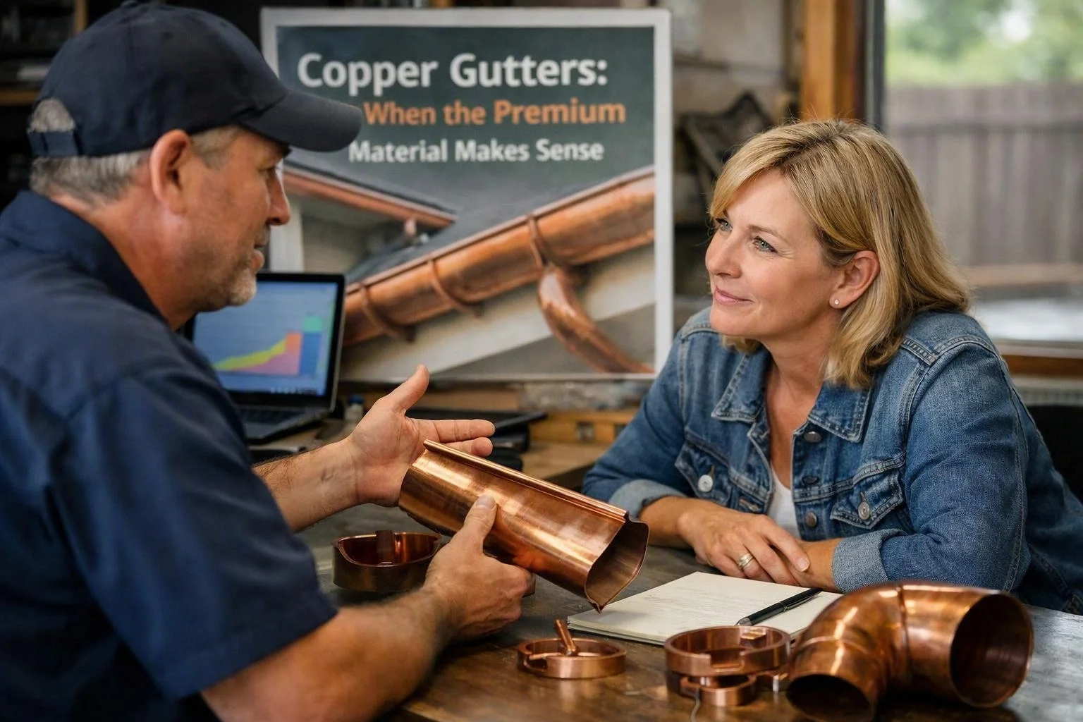 Copper Gutters: When the Premium Material Makes Sense