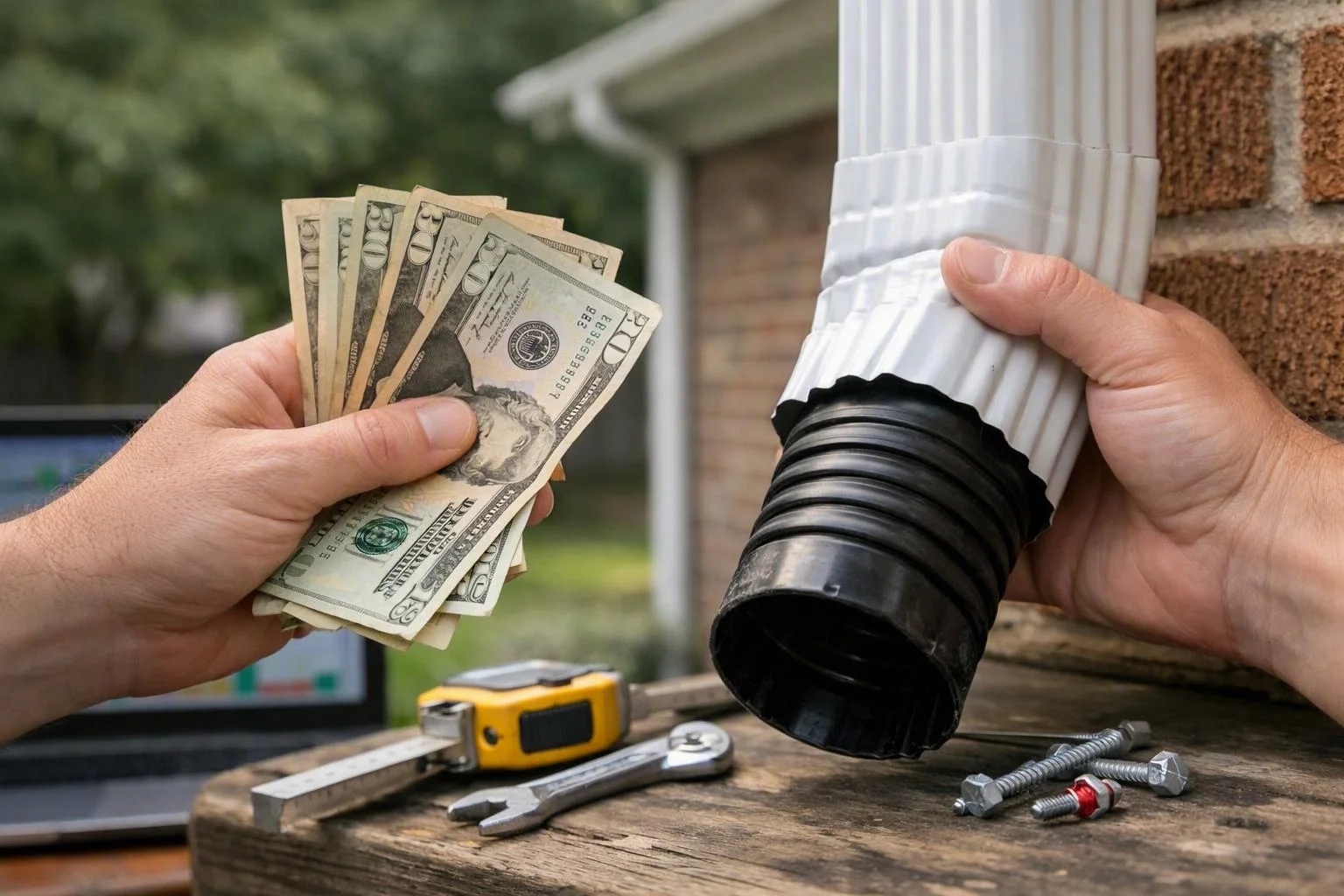 How Much Do Downspout Installation and Extensions Cost? — How Much Does Gutter Installation Cost in Memphis?