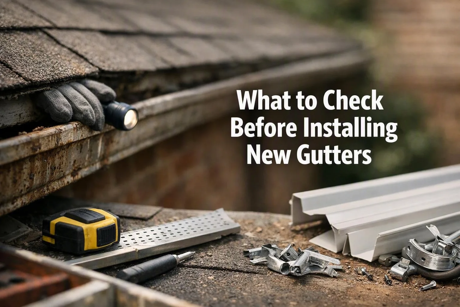 What to Check Before Installing New Gutters