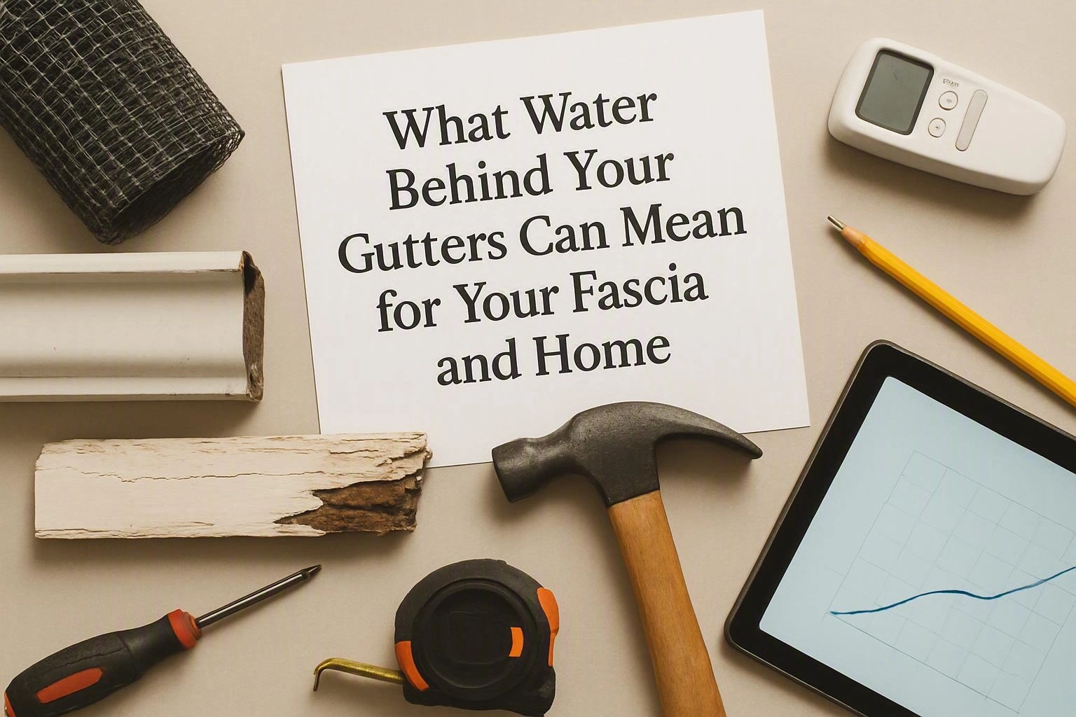 What Water Behind Your Gutters Can Mean for Your Fascia and Home