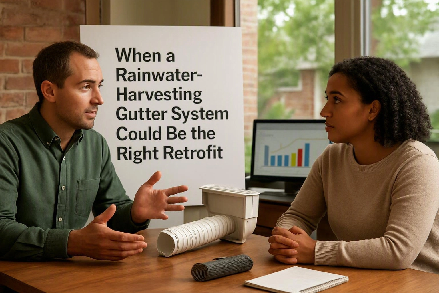 When a Rainwater-Harvesting Gutter System Could Be the Right Retrofit
