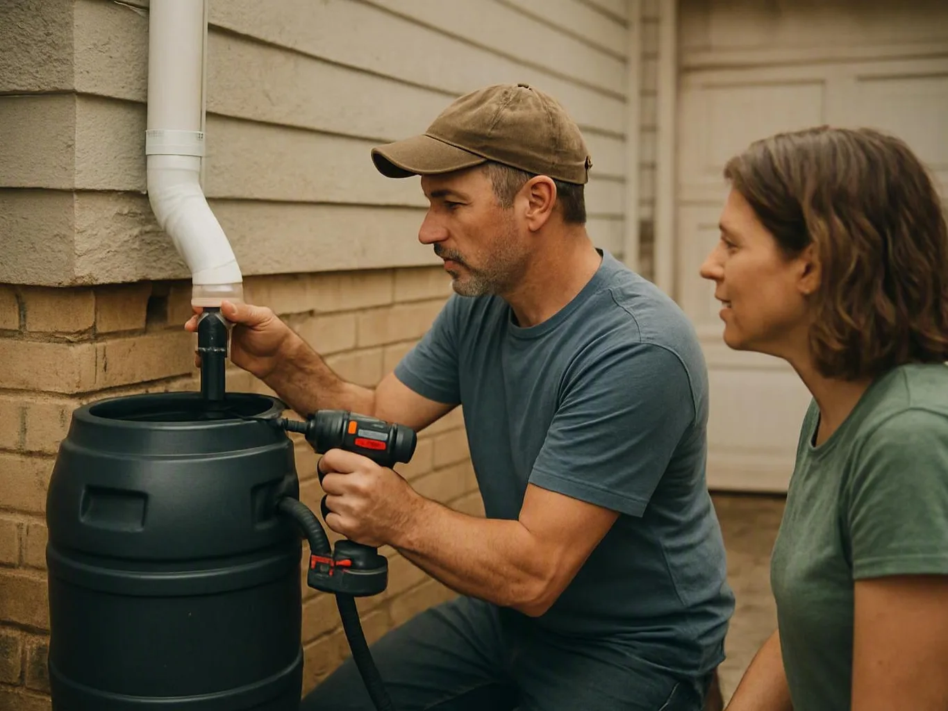 Rain Garden Gutter and Downspout Retrofits
