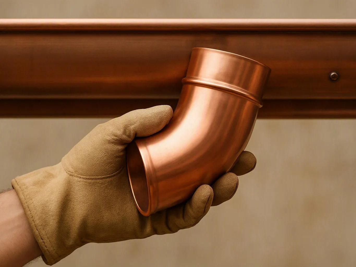 Close view of a gutter guard over a roof edge
